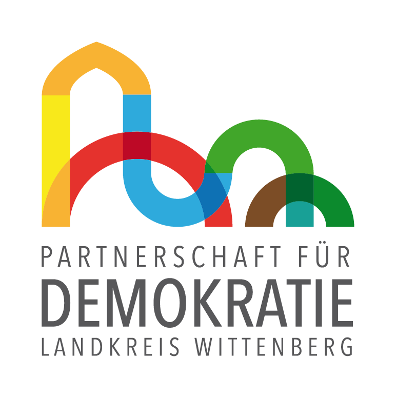 Logo der Partnerschaft für Demokratie im Landkreis Wittenberg